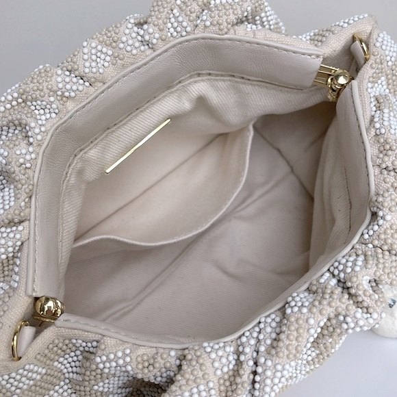 Loeffler Randall Pleated Beaded Clutch - Picture 8 of 16